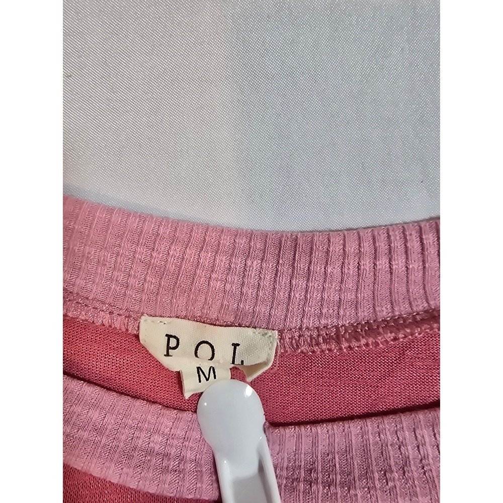 Pol Pink Multi-Star Patchwork Long Sleeve Sweatsh… - image 3